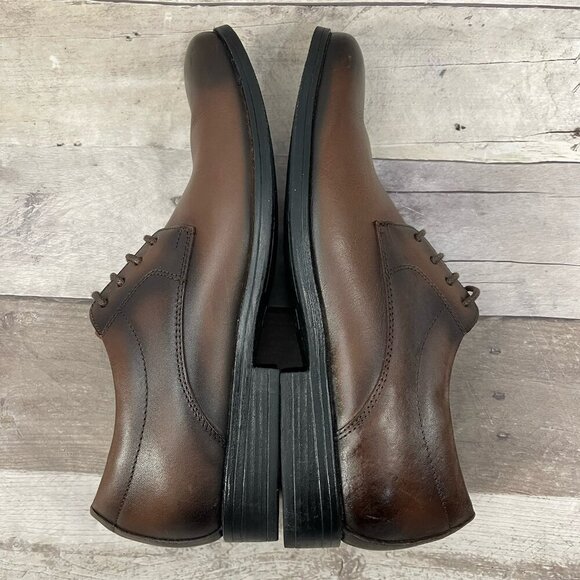Giorgio Brutini Le Glove Size 8 Brown Leather Oxford Dress Shoes Lace Up main image 5